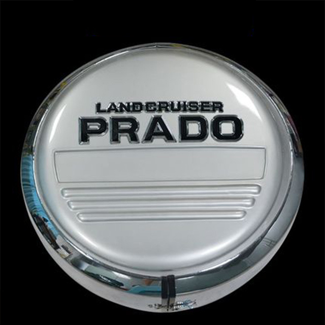 Prado LC120 spare tire cover domineering 3400/FJ90 rear tire cover modified FOR Toyota (cover plastic plating ring)