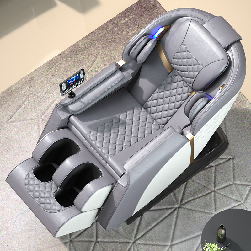 Factory Supply Luxury Massage Chair SL Track Full Body Knock Swing Shiatsu 8D Zero Gravity Massage Chair For Heating