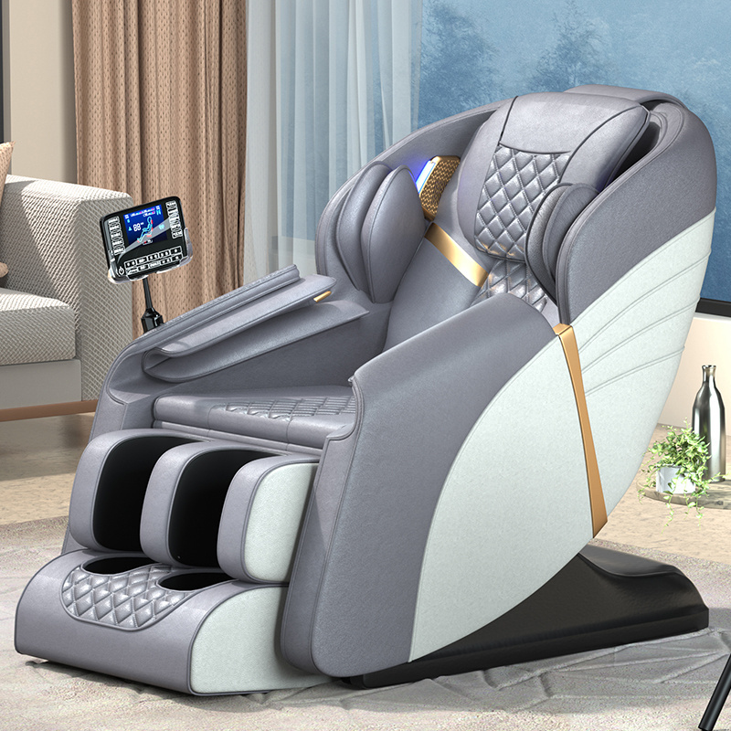 Factory Supply Luxury Massage Chair SL Track Full Body Knock Swing Shiatsu 8D Zero Gravity Massage Chair For Heating