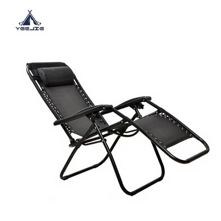 Yijie Wholesale Outdoor Beach Lounge Chair Adjustable Zero Gravity Recliner Folding garden chair