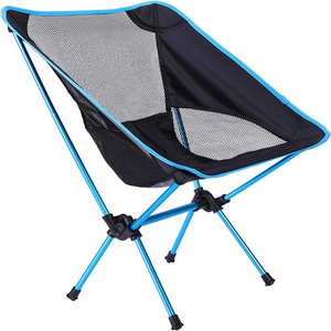 Portable Camping Chair Strong Sturdy Folding Chairs Outdoor Lightweight Small Backpack Chair