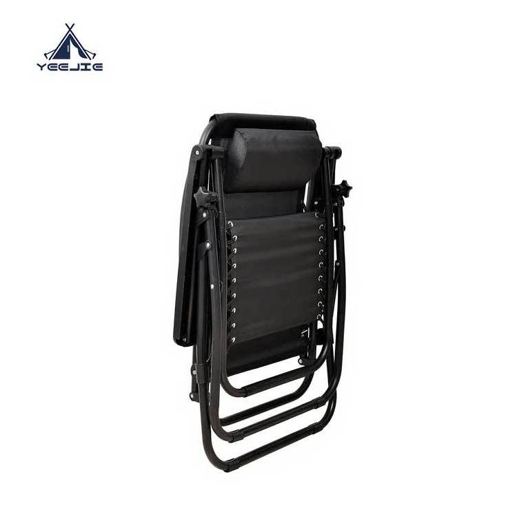 Yijie Wholesale Outdoor Beach Lounge Chair Adjustable Zero Gravity Recliner Folding garden chair