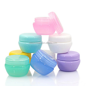 5g/10/20/30/50g pot Cream jar bottle Mushroom plastic jars with inner plug cosmetic separately bottle