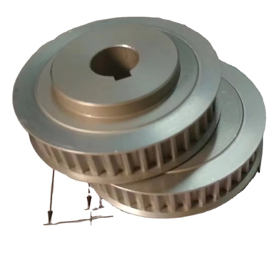 Quality aluminum machining cast iron timing belt pulley Gt2 Stainless steel cam gear timing belt pulley vernier pulley