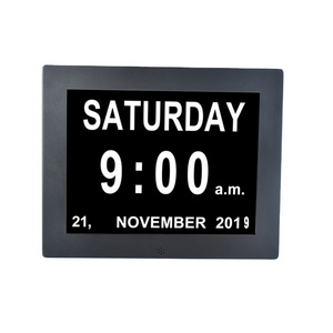 Factory Direct Sale Custom High Quality 10 Inch Metal E-ink Digital Photo Frame 1024*768 Set Clock