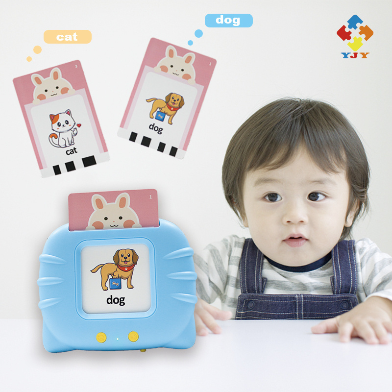 2023 Factory direct supply 112 Cards English Vocabulary Learning Talking Reader Flash Card Learning Toy Electronic Machine