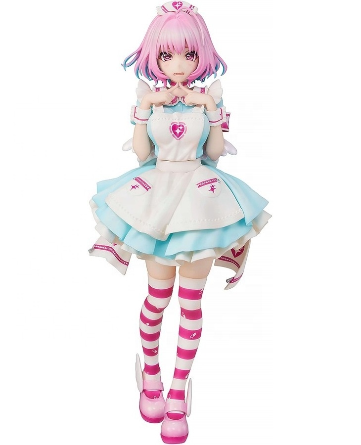 Cartoon is a beautiful girl,3D pvc/plastic action figure,vinyl design doll