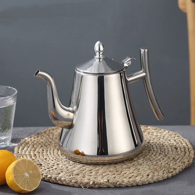 Arabic tea pot stainless steel tea kettle with infuser coffee pot