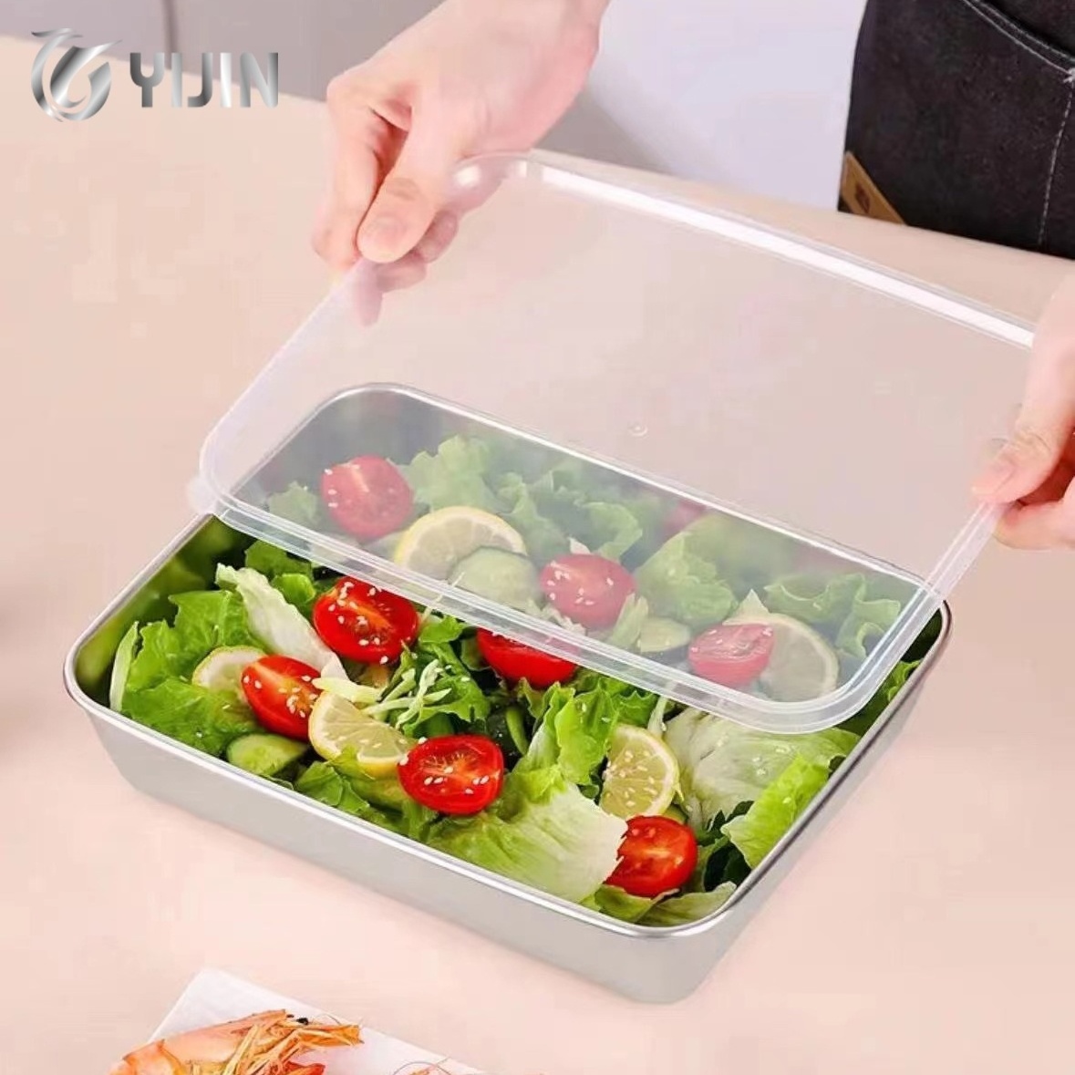 Bakery oven use cookie bbq food baking pan serving tray stainless steel baking tray