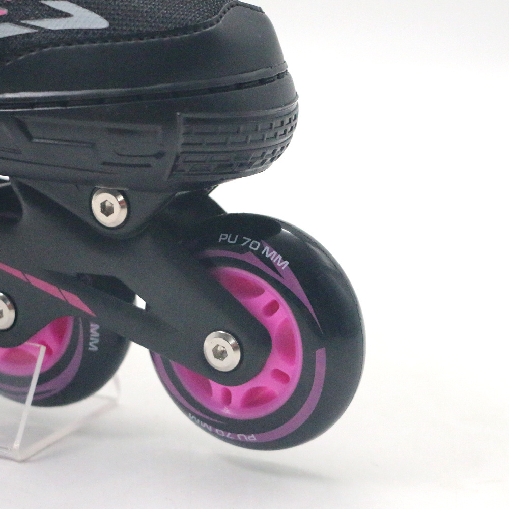 Wholesale Yijiu PR-22GS2-Pink Hot Selling Adjustable Inline Skate For Kids And Roller Skates Shoes For Adult