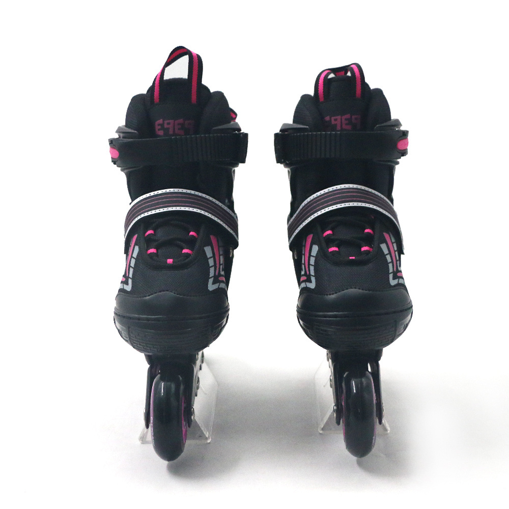 Wholesale Yijiu PR-22GS2-Pink Hot Selling Adjustable Inline Skate For Kids And Roller Skates Shoes For Adult