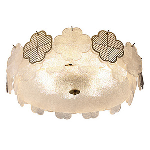 Warm Bedroom Flower Ceiling Light Romantic Star Ceiling Lamp Now Simple Living Room Ceiling Lamp Tricolor Dimming