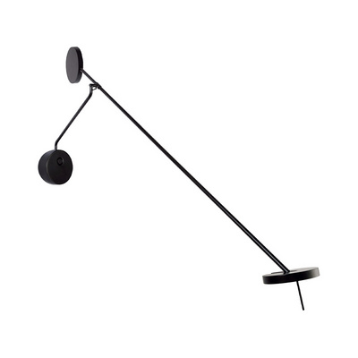 Modern Black Wall Lamp Nordic Design Creative Adjustable Swing Arm Wall Sconce For Hotel Bedroom Bedside Study Reading Light