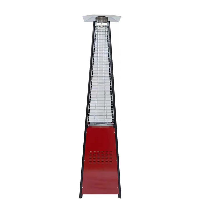 Factory supply Supermarket/ Garden Use Customizable Stainless Steel propane iron tower Pyramid Patio Heater