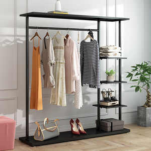 Simple Modern Hangers Bedroom Metal Wardrobe Hot Sale Iron Floor Clothing Hanger Storage Rack