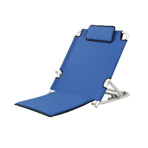 Bed Use Back Support Chair Outdoor Beach Chair Folded Armchair Camping