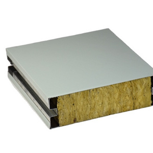 rock wool sandwich panel Handmade rock wool purification board   roof wall board with colorful and beautiful appearance