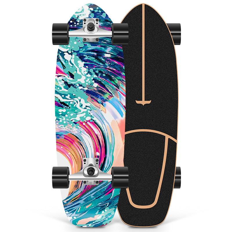 Competitive Price Custom Skateboard 30inches Downhill Mountain Canadian Maple Dancing Skateboard