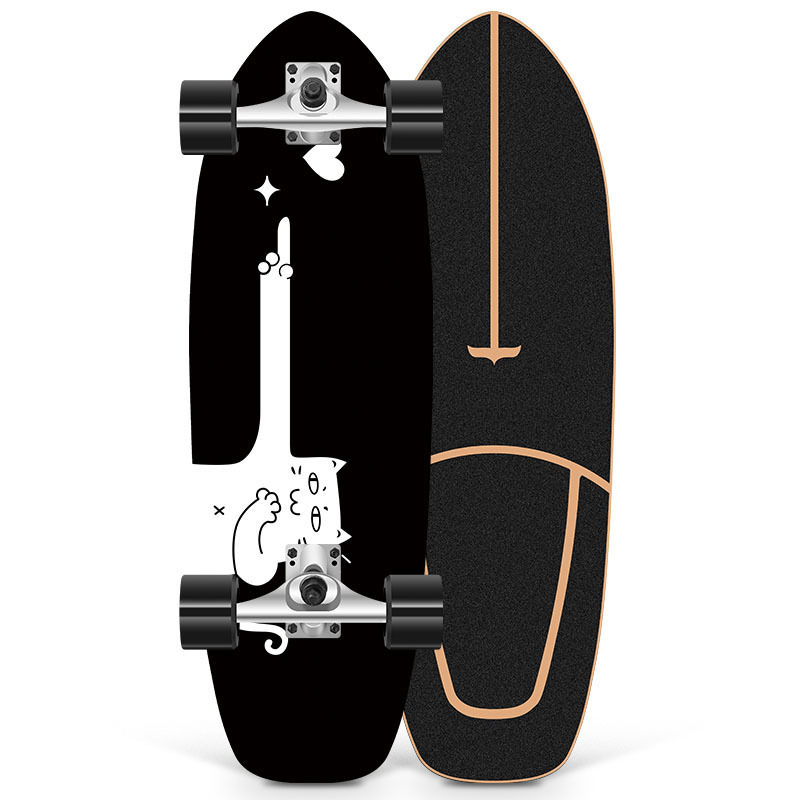 Competitive Price Custom Skateboard 30inches Downhill Mountain Canadian Maple Dancing Skateboard