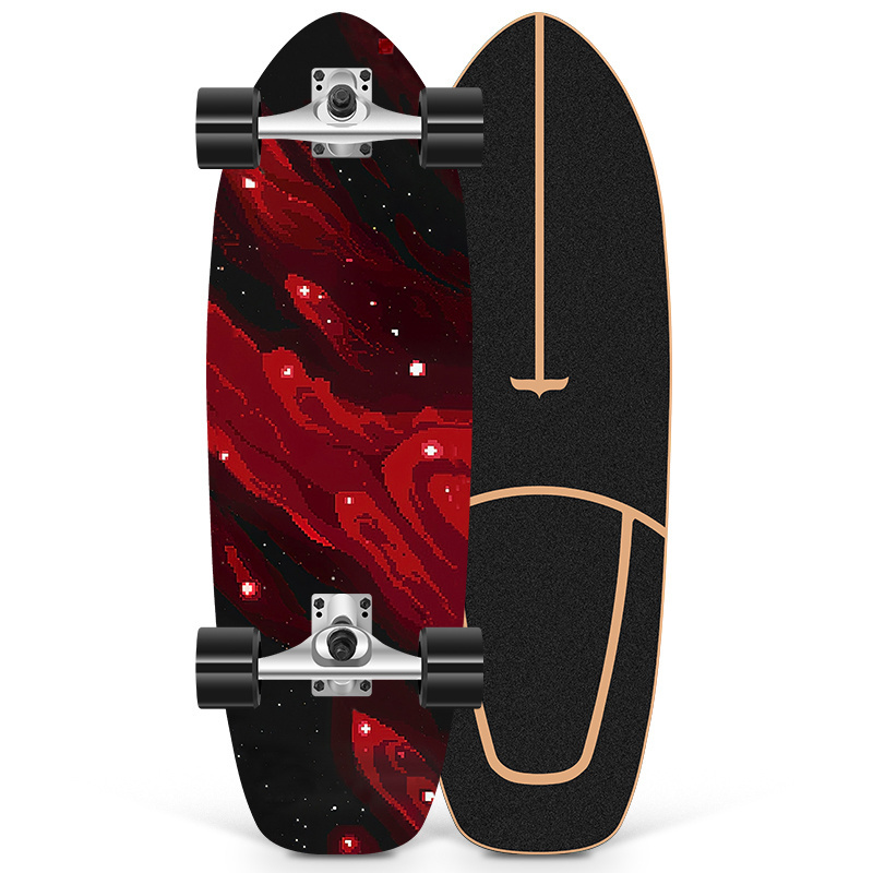 Competitive Price Custom Skateboard 30inches Downhill Mountain Canadian Maple Dancing Skateboard