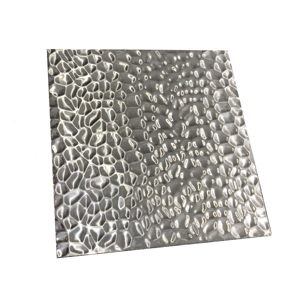 New Arrival Type Wall Panel 304 Water Ripple Stainless Steel Patina Sheets Plates