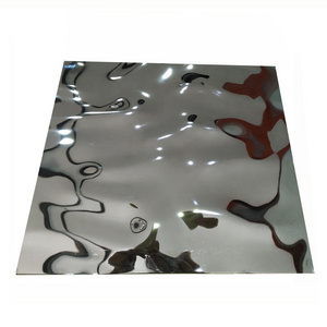 Water Ripple Finish Hammered Stainless Steel Decorative Sheet For Wall Cladding