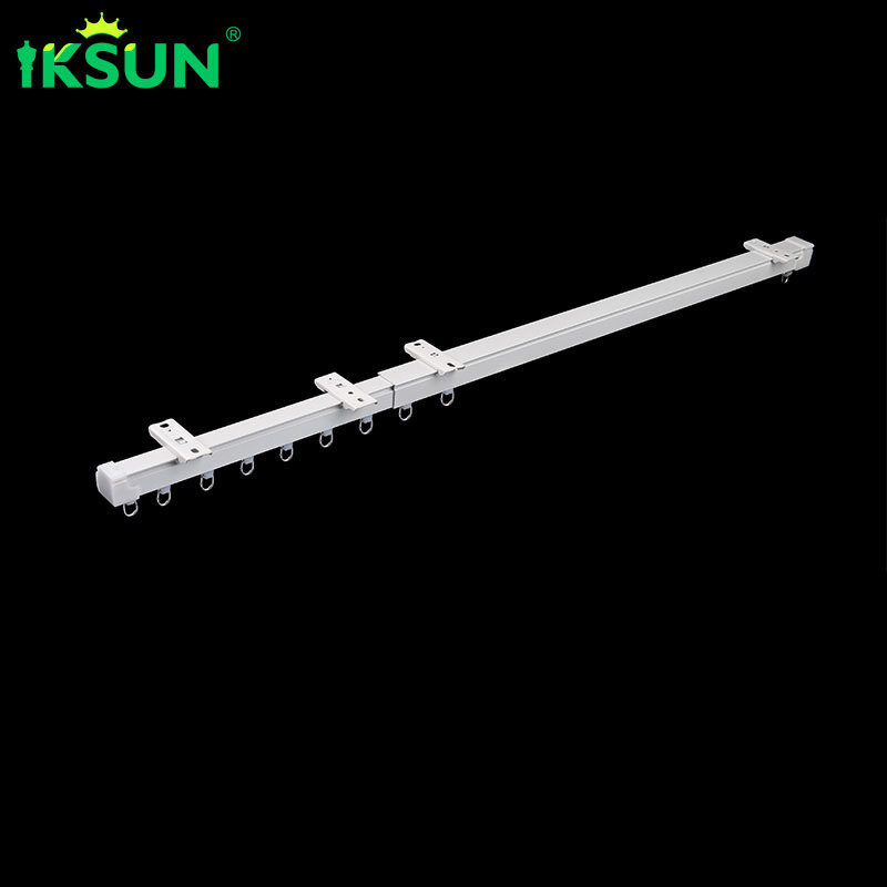 IKSUN 1 Set DIY Ceiling Railing Adjustable Extendable Curtain Poles, Tracks