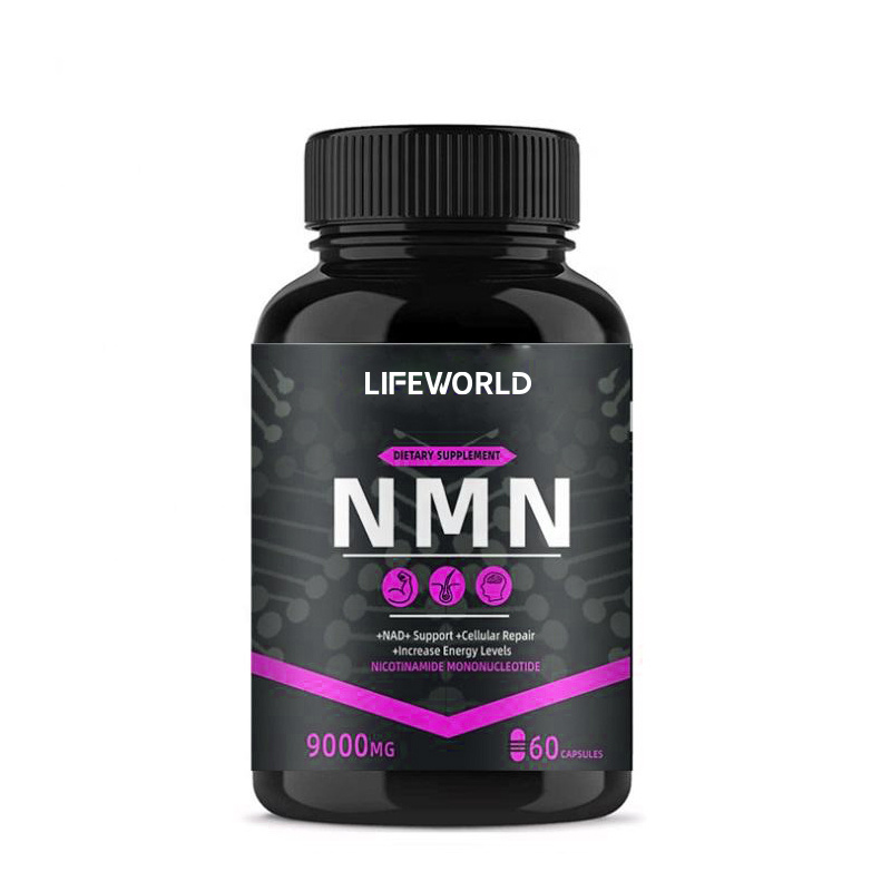 Lifeworld OEM 500Mg NMN Supplements Nicotinamide Mononucleotide Resveratrol NMN Capsule Anti-Aging NMN Powder