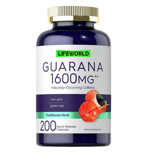 Lifeworld Fat Burning Weight Loss Capsule Detox Tablets Guarana Seed Powder Slimming Guarana Capsule For Female