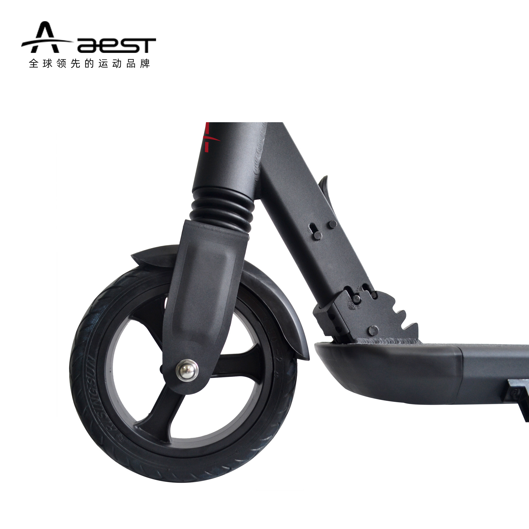 AEST 450w Powerful Mini Electric Scooters for Urban Commuters Longer Deck foldable e-scooters