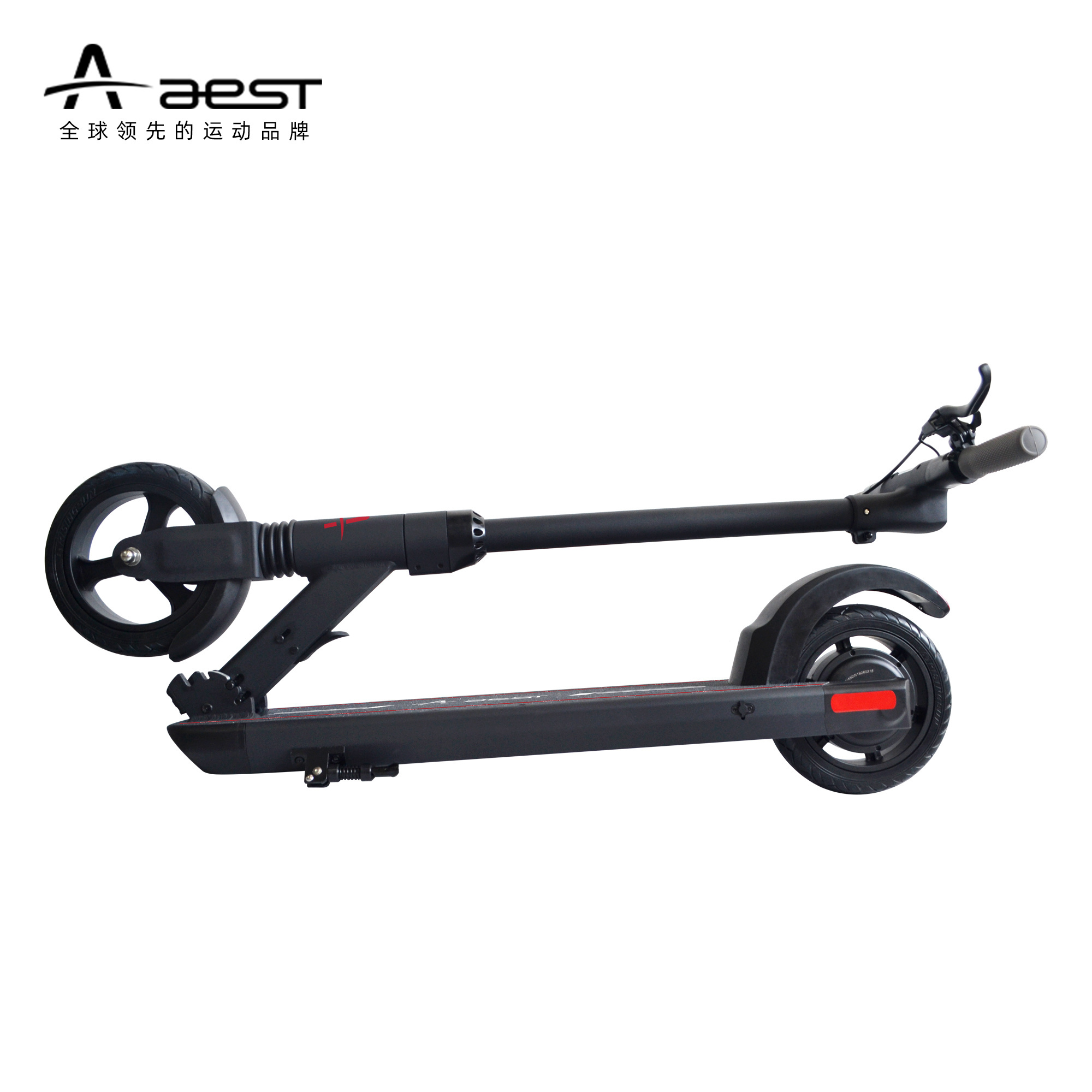 AEST 450w Powerful Mini Electric Scooters for Urban Commuters Longer Deck foldable e-scooters