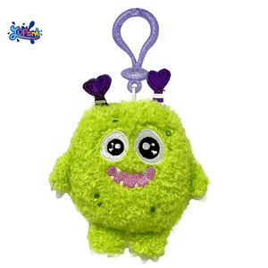 Custom Plushie Keychain Holiday Super Soft Toy Mini Plushy Doll Christmas Small Stuffed Animal Plush Toy Keychain For Decoration