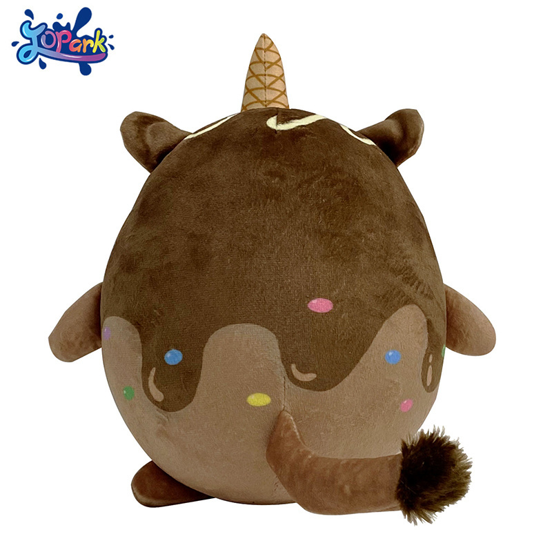 Chocolate ice cream bear plush toy sweet cone doll ice cream pillow doll cushion bed sofa ornaments sleep with soft