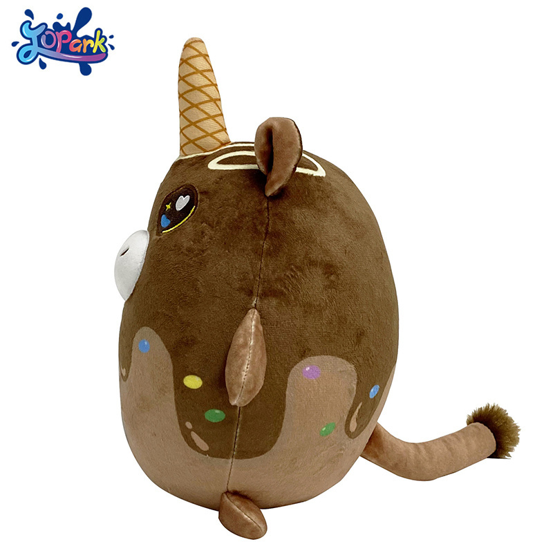 Chocolate ice cream bear plush toy sweet cone doll ice cream pillow doll cushion bed sofa ornaments sleep with soft