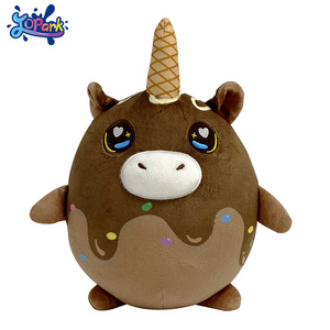 Chocolate ice cream bear plush toy sweet cone doll ice cream pillow doll cushion bed sofa ornaments sleep with soft