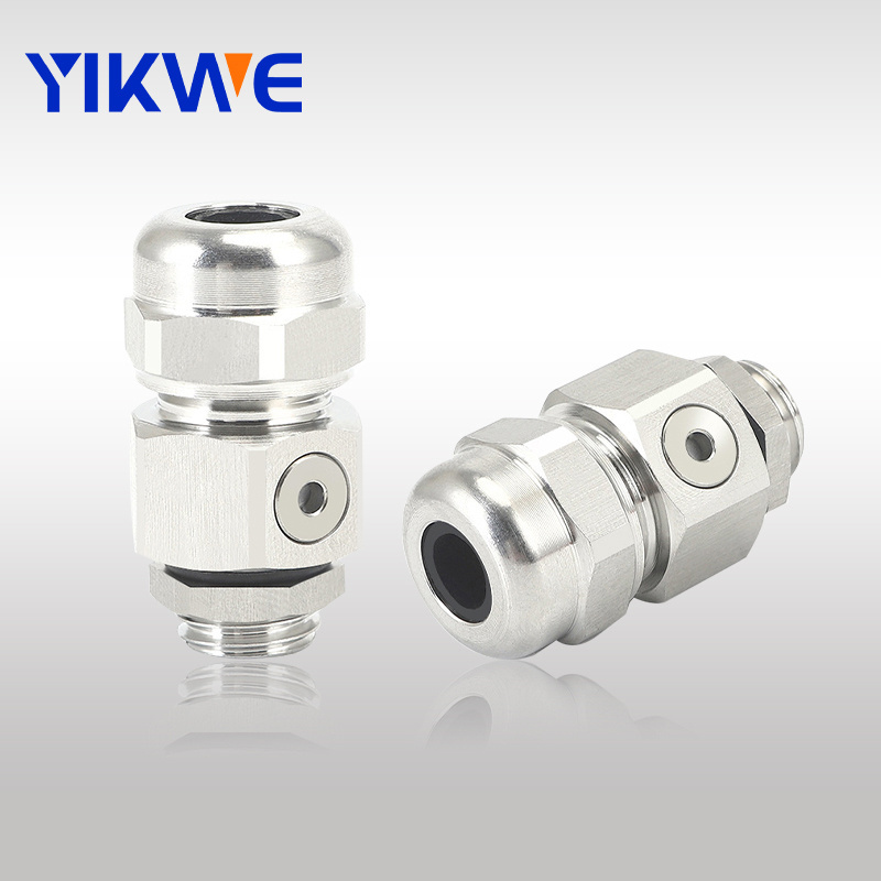 Air Permeable Type Cable Gland M12x1.5 Ventilation Cable Gland Breathable Waterproof IP 68 M12 Permeable Vent Plug with Locking