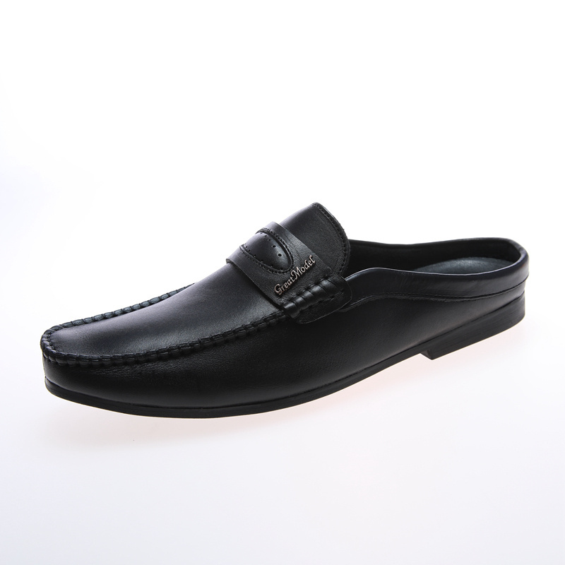 Casual Loafers Wholesale Luxury High Quality New Model Private Label Handmade Mens Half Shoes For Men