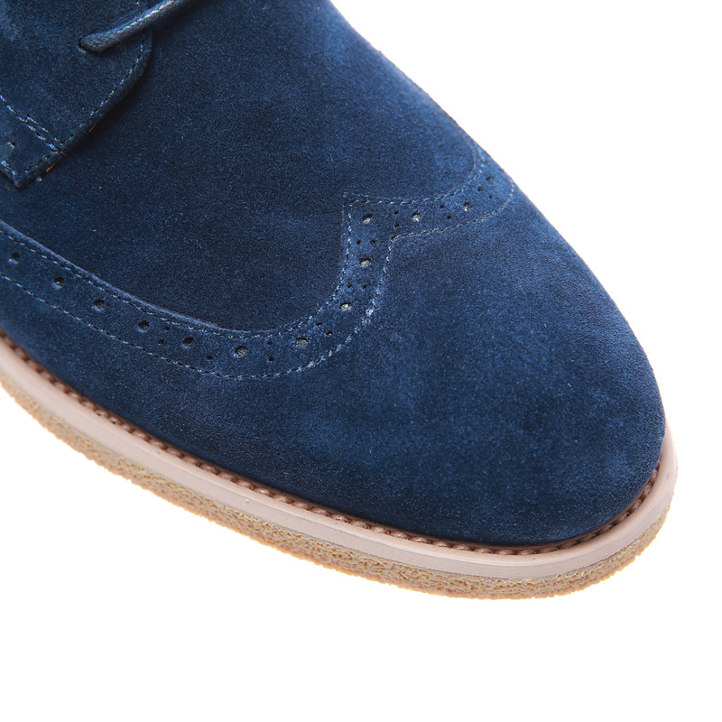 Blue Suede Chelsea Boots Men, Genuine Leather Winter Mens Boots, Designer Fashion Footwear For men