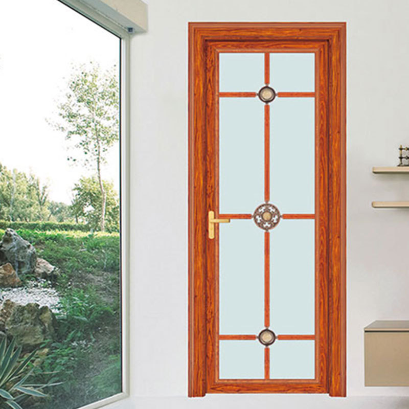 Foshan door manufacturer modern aluminium swing doors tempered glass acoustic swing doors