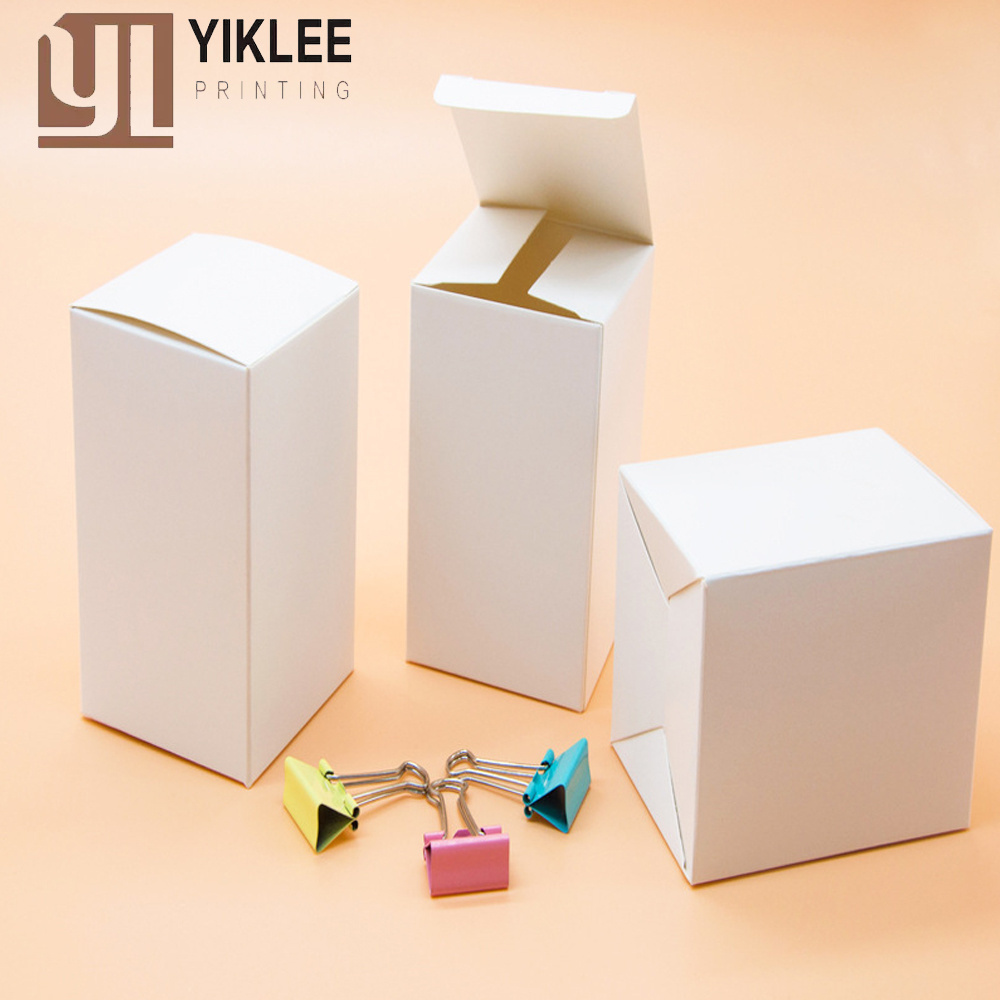 Candle Packing Box 350g Square Blank Carton Spot Cosmetic White Paper Gift Packaging Box