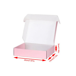 Colorful Corrugated Box Customized logo Printing Stickers Clothes Packaging Gift Packaging Jewelry Book Clothes Express Box