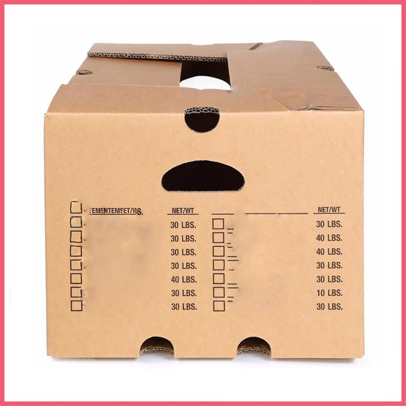 Custom Corrugated Paper Box Pineapple Tomato Cherry  Banana Fresh Vegetable  Farm Fruit Packaging Shipping Carton Box