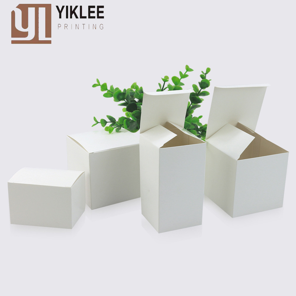 Candle Packing Box 350g Square Blank Carton Spot Cosmetic White Paper Gift Packaging Box