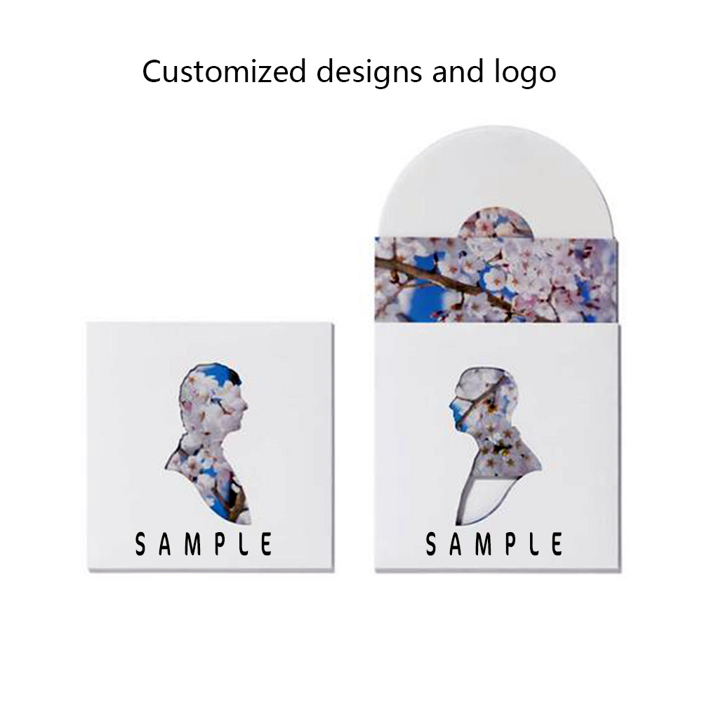 Customized Logo Vinyl Record Jackets Cardboard Vinyl Record Sleeves Blank Album Jackets for Vinyl Record Inner & Outer Sleeves