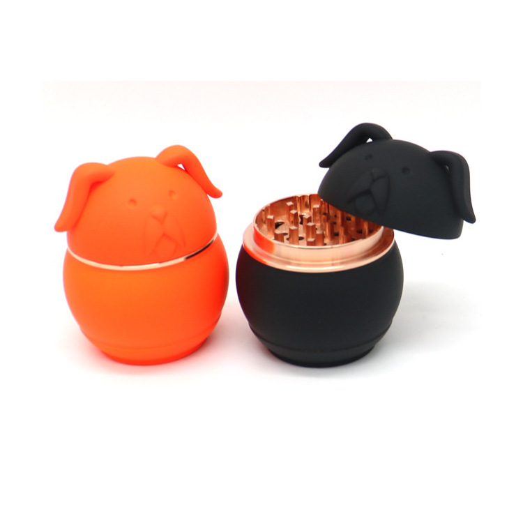 Wholesale Smoking Accessories Creative Cute Animal Shape Spice Smoke Grinder Metal Alloy Tobacco Herb Grinder