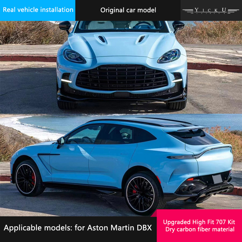 Dry Carbon Fiber body Kit for Aston Martin DBX Modified High Fit 707 Kit front bar assembly