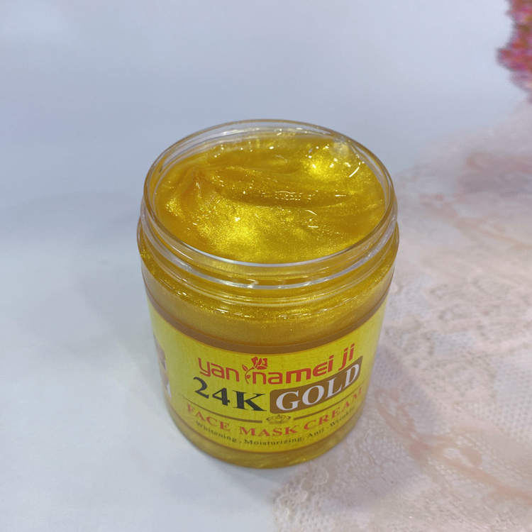 Face mask cream 24k Gold collagen Anti aging Anti wrinkle Nourish whitening facial mask