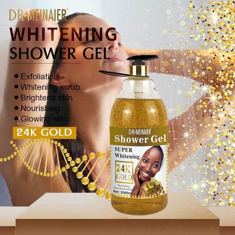 Natural Organic AHA Shower Gel Whitening Perfume Slimming Body Wash Scrub Hydrating Smoothing Exfoliating Deep Clean Skin care