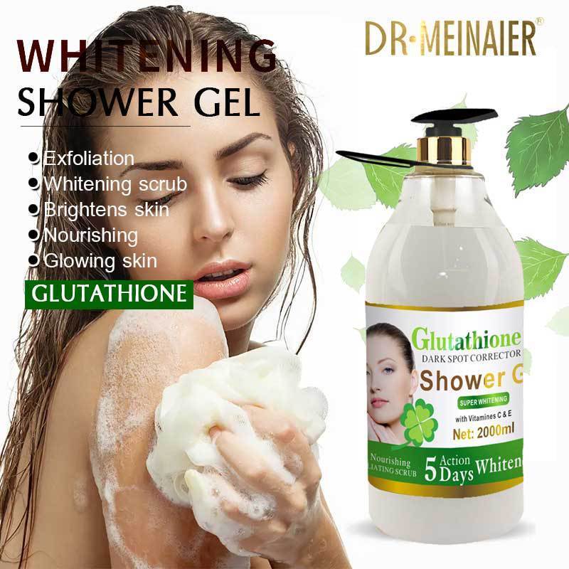 wholesale shower gel 2000ml carrot turmeric AHA gold body wash whitening scrub exfoliating liquid soap natural skincare