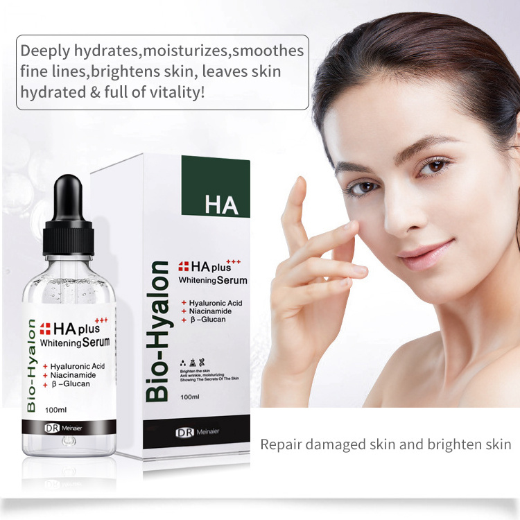 Pure Moisturizing Hyaluronic acid Serum Face Anti Aging Whitening Nicotinamide Facial Essence